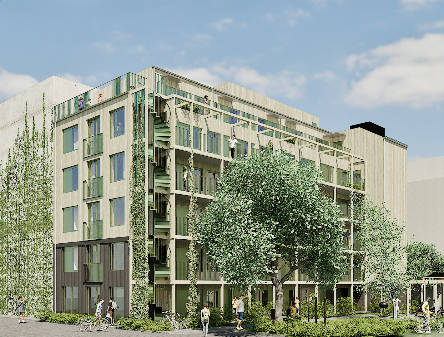 Illustration fastighet